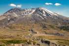 Washington State, Skamania County. Mount St. Helens or Louwala-Clough is an active stratovolcano. Art Print